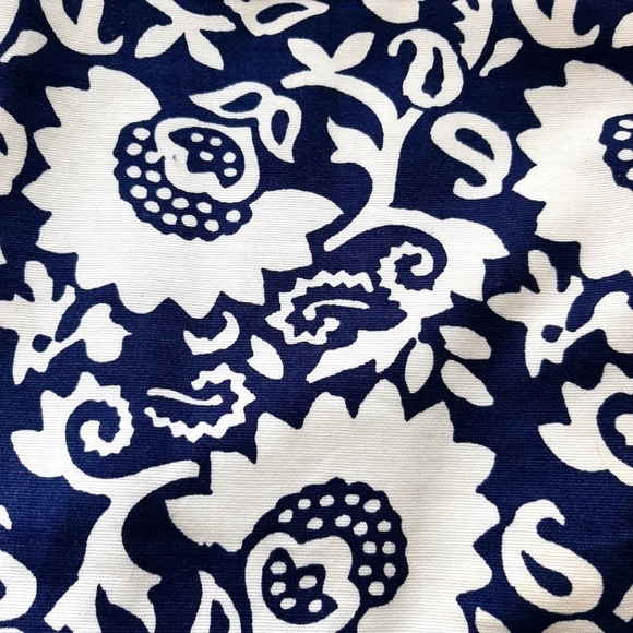 Talbots Lace Trim Floral Stretch Skirt - Picture 8 of 10